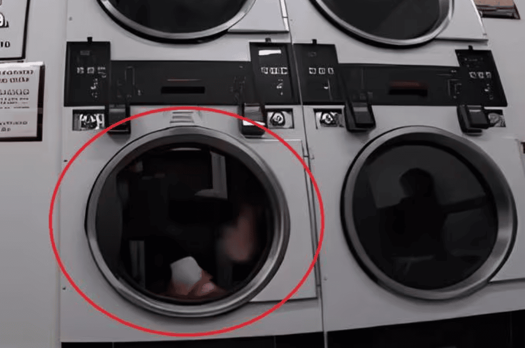 Video: un streamer quedó atrapado dentro de una lavarropa en plena transmisión en vivo