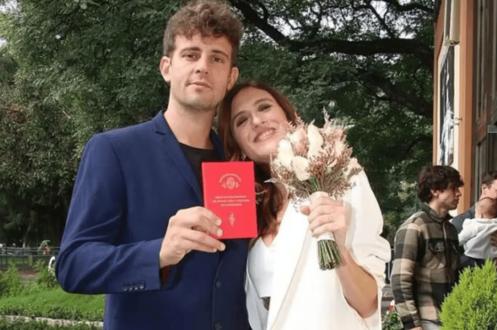 En una emotiva ceremonia, Carolina Amoroso y Guido Covini se casaron por civil: las fotos