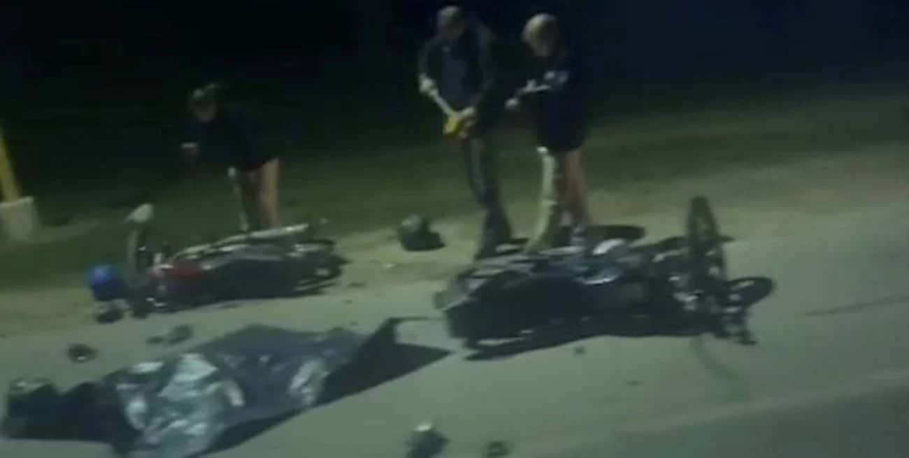 San Agustín: un choque de motos dejó un muerto y una mujer en grave estado