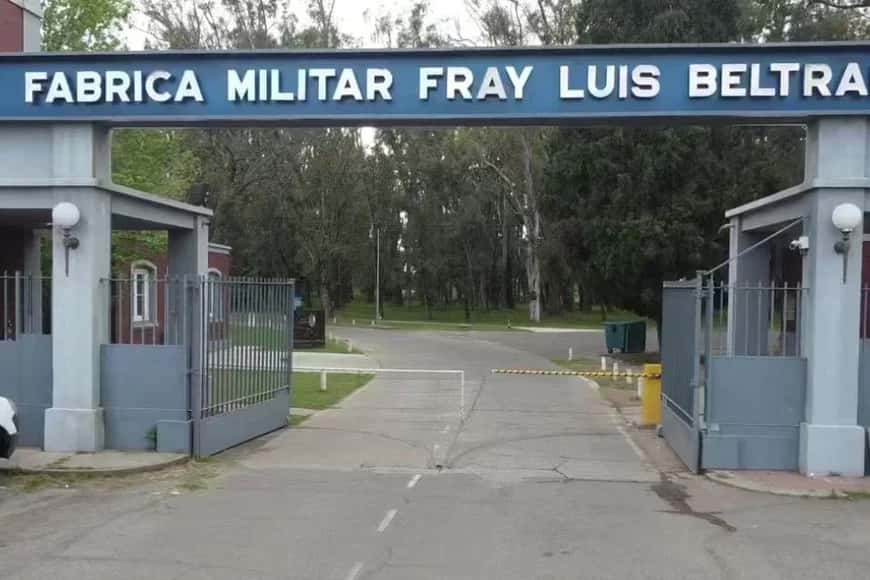 En el sur santafesino, declararon a la Fábrica Militar "Fray Luis Beltrán" como zona militar