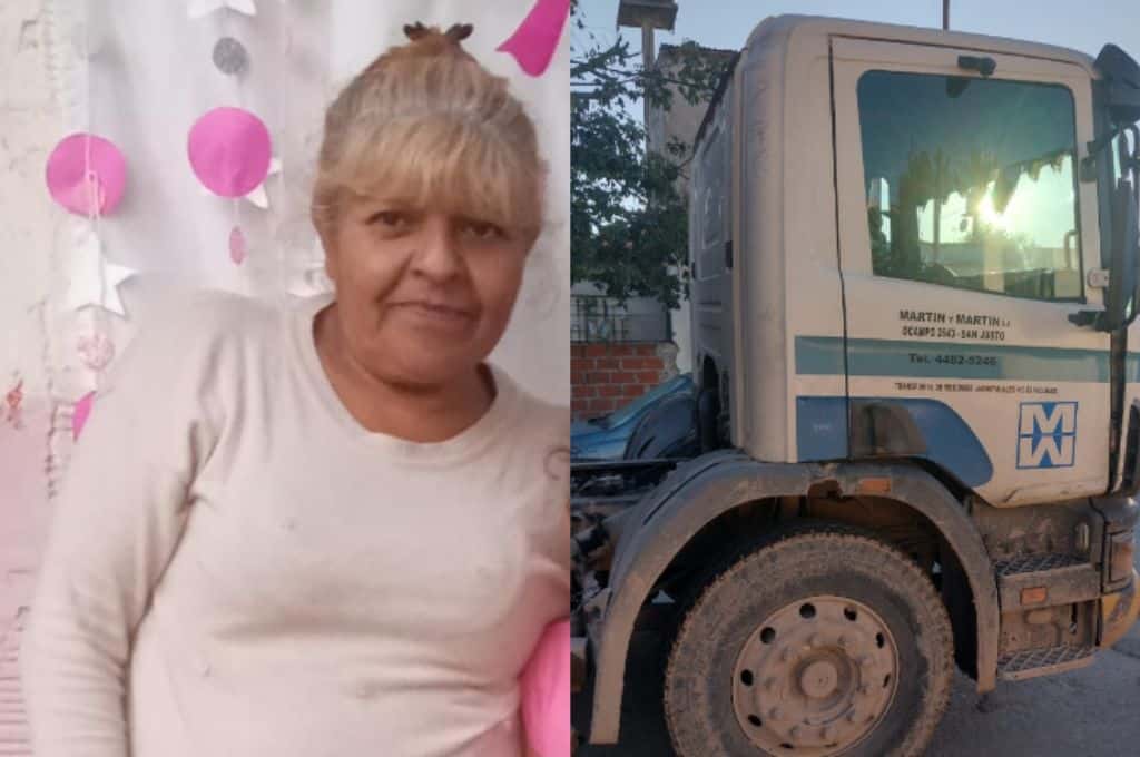 imagen Tragedia: murió una mujer que fue atropellada por un camión de basura en González Catán