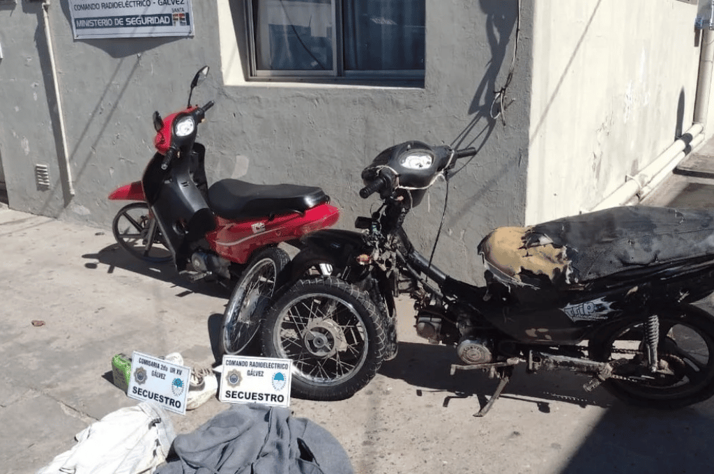 Gálvez: robaron dos motos en menos de 48 horas pero los descubrieron
