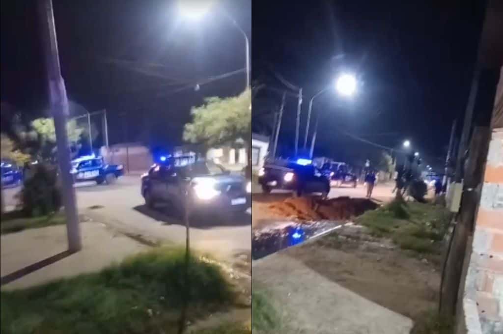 Guadalupe Oeste: vecinos atacaron a policías que detuvieron a dos personas por incidentes