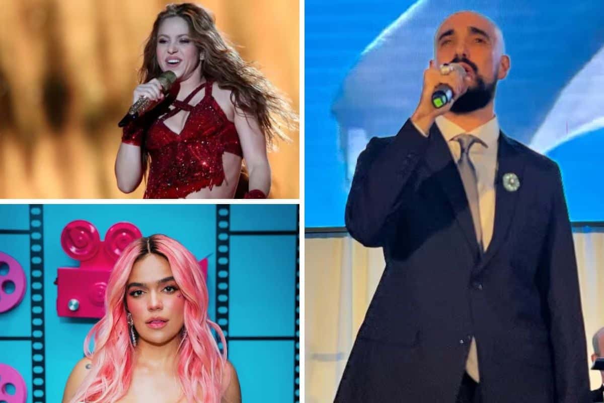 Abel Pintos, Shakira y Karol G en la Copa América: a qué hora cantará cada uno