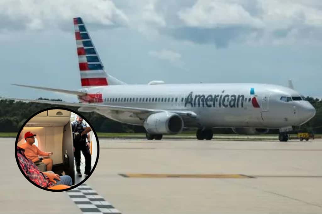 Pasajero rebelde: orinó en el pasillo de un avión en pleno vuelo y provocó un aterrizaje de emergencia