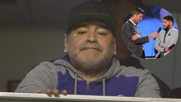 La reacción de Maradona al ver a Diego Jr. en ShowMatch