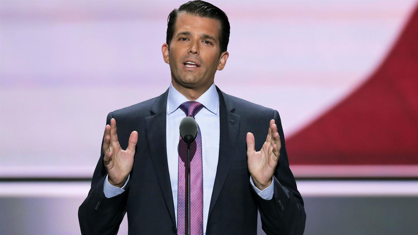 Trump Jr. comparó a los refugiados sirios con caramelos envenenados