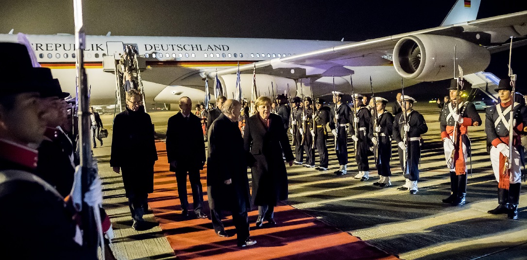 Angela Merkel se reunió con empresarios