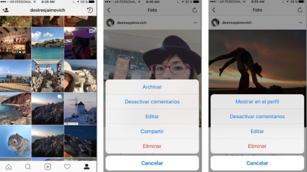 Instagram: Se estrenó una función para ocultar contenido publicado