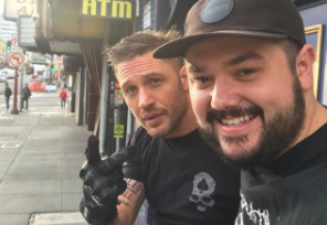 Tom Hardy perdió una apuesta y se tuvo que tatuar