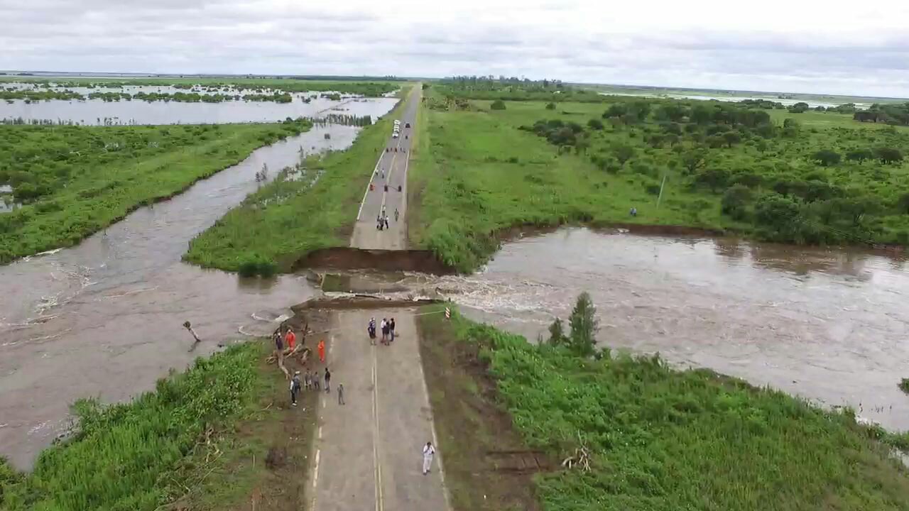 Corte sobre la ruta 1: se demora la instalación del puente Bailey – Notife