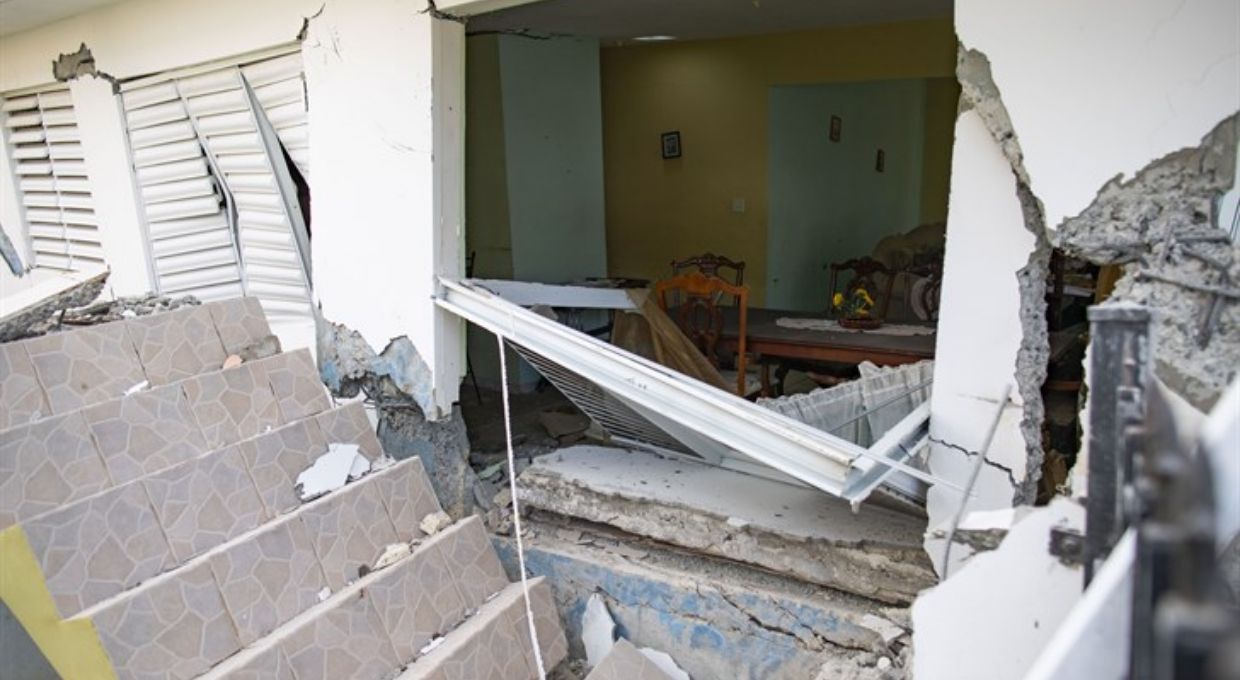 Se registró un sismo de 5.8 grados en el sur de Puerto Rico