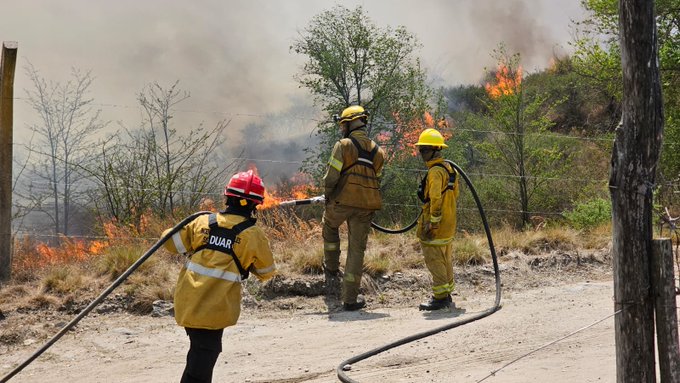 Preocupación por los incendios en Córdoba.