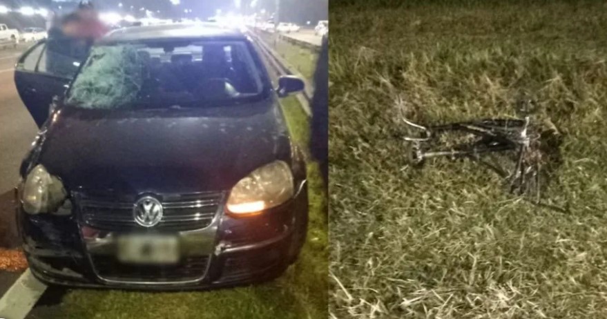 Horror en la Panamericana: un nene perdió el control de su bici y murió atropellado por un auto