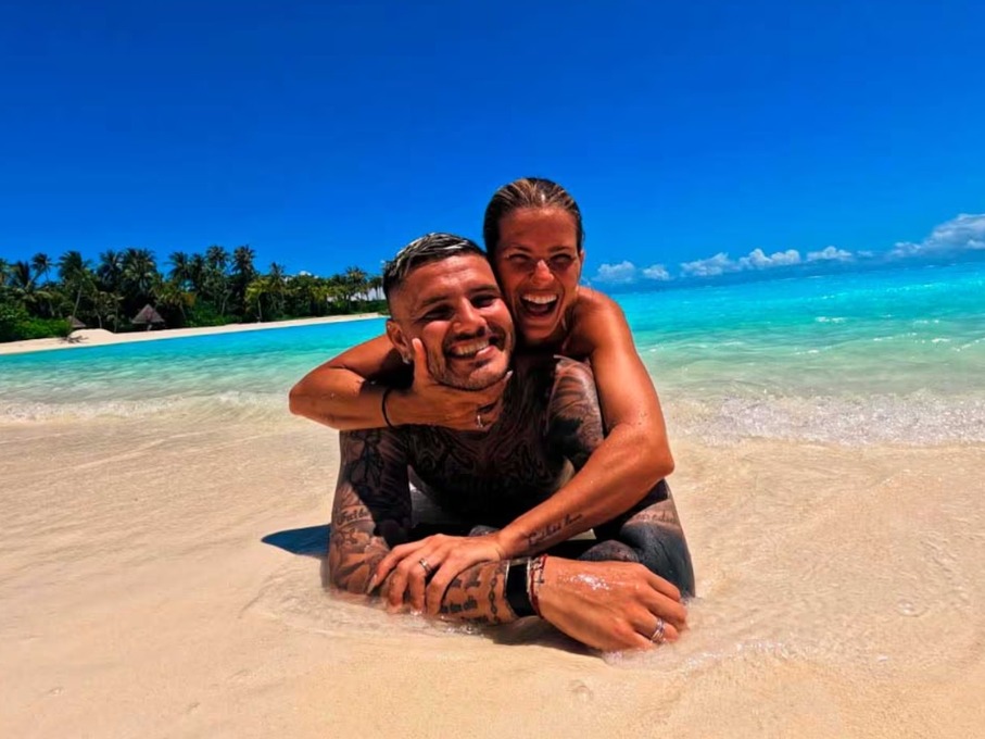 A pura pasión en las Maldivas: las fotos del romántico y exclusivo viaje de la China Suárez y Mauro Icardi