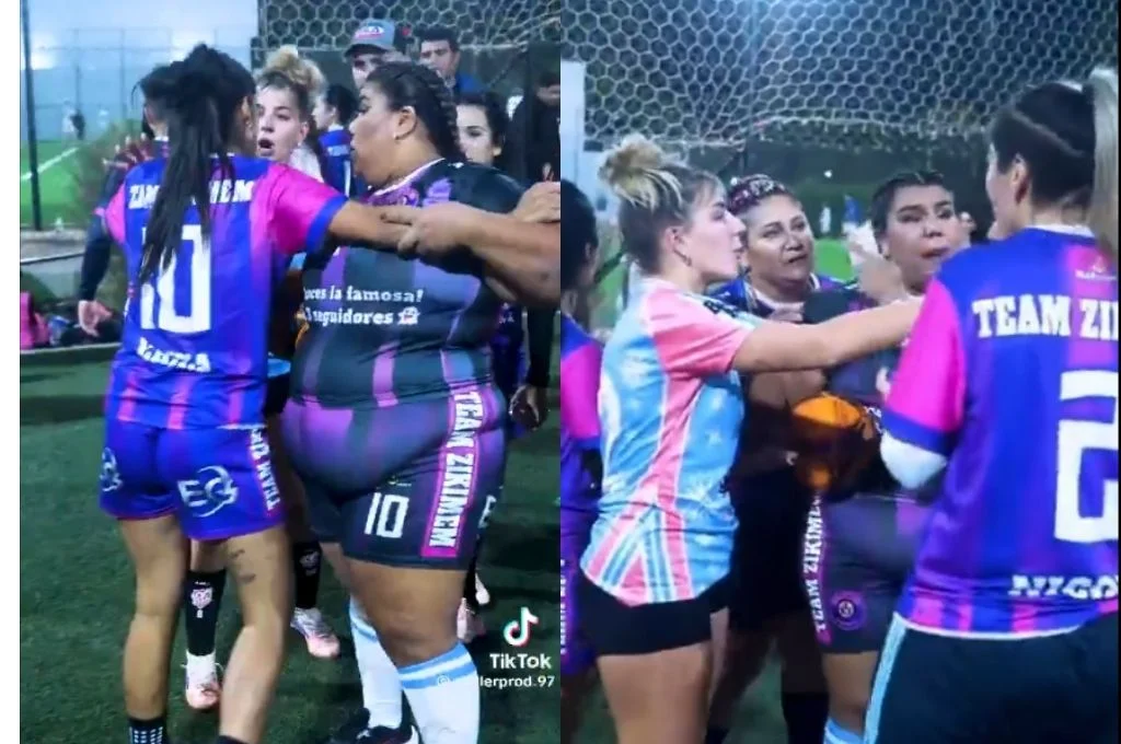 "La voy a cag... a palos: Camila Deniz detuvo una pelea desatada mientras jugaban al fútbol
