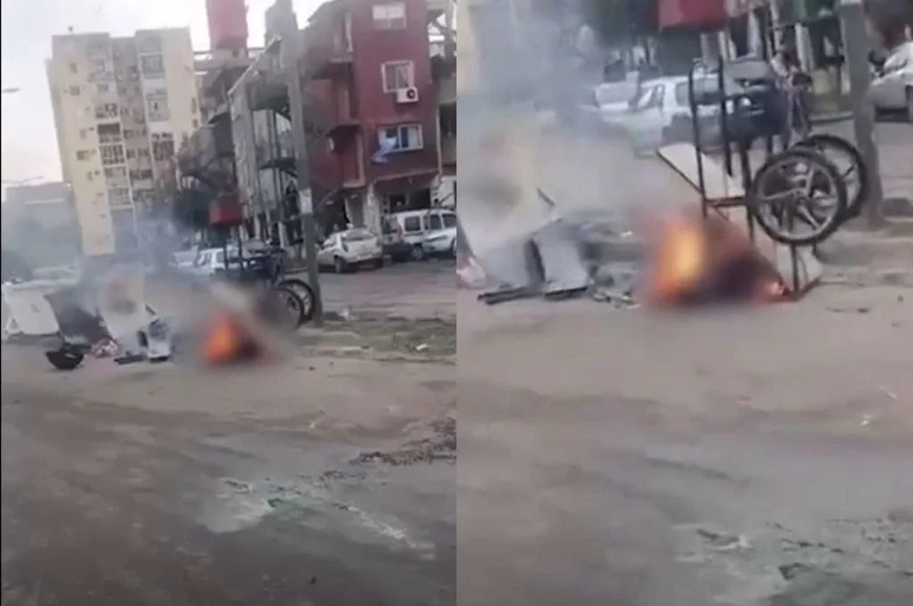 Buenos Aires: encontraron un cuerpo calcinado dentro de un carro en Fuerte Apache